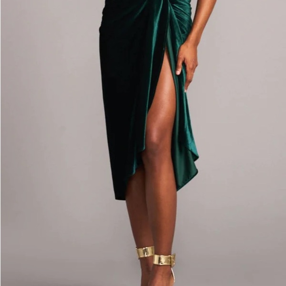 VELVET AFRICAN IRO WRAP AROUND THREE WAIST SKIRT